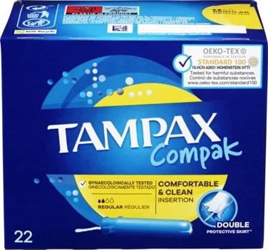 Tampong Compak Regular 22 Tampax
