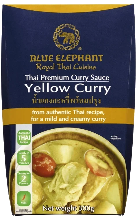 Curry Sauce Yellow 300g Blue Elephant
