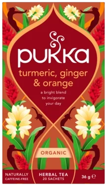 Pukka Turmeric, Ginger & Orange 36g 20ps