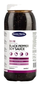 Korean Style Black Pepper Soy Sauce