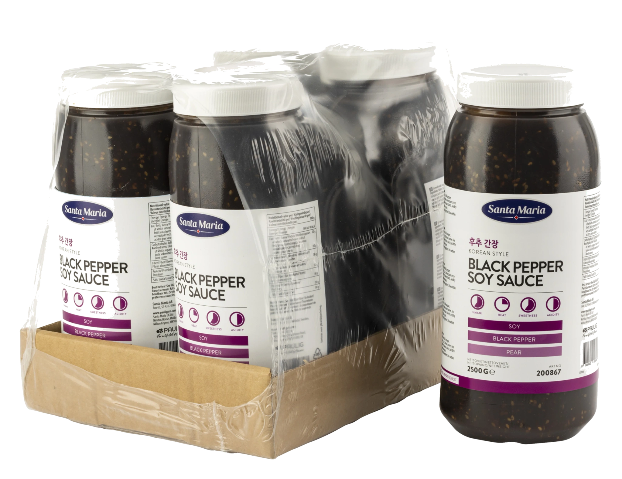 Korean Style Black Pepper Soy Sauce