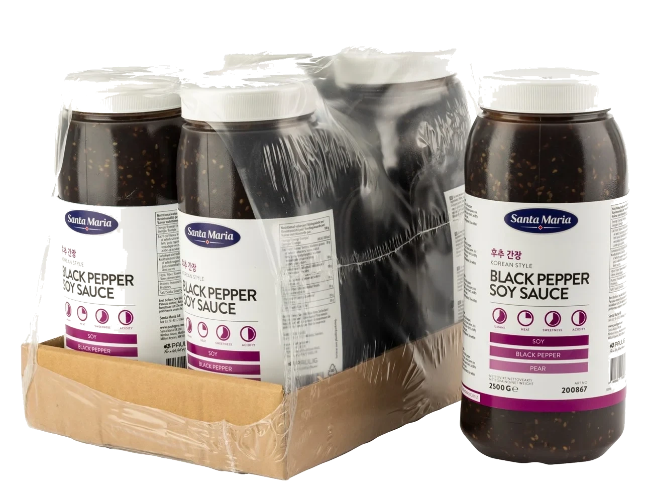 Korean Style Black Pepper Soy Sauce