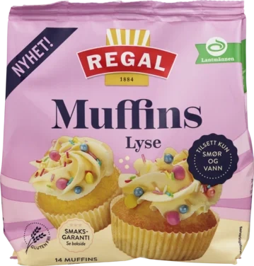 Muffins Lys 350g Regal