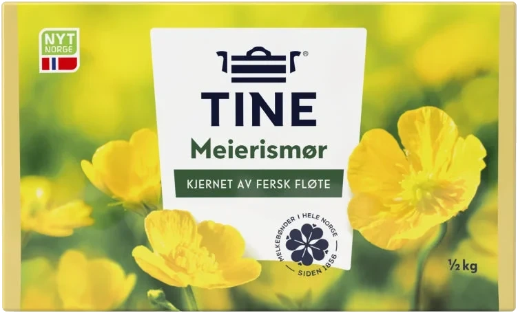 Tine Meierismør Folie 500g