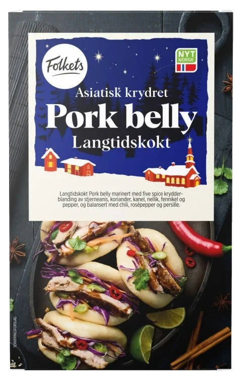 Svineribbe Sous Vide 5 Spices Ca700g Folkets