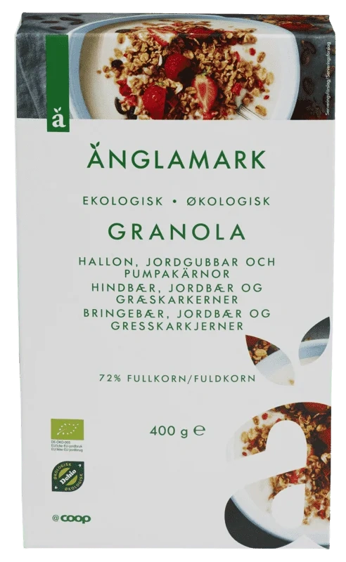 Änglamark Granola Røde Bær 400g