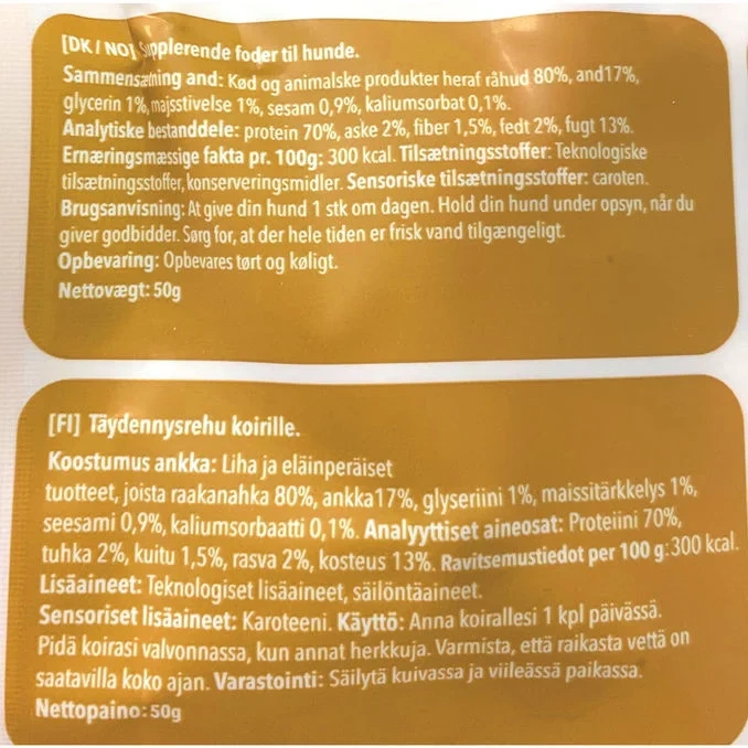 Pretzel Hundgodis Anka