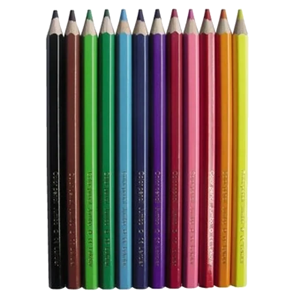 Fargeblyanter Lekolar Jumbo 12 Stk
