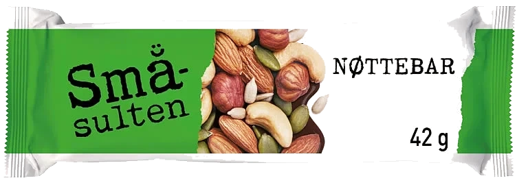 Småsulten Bar Nøtter 40g