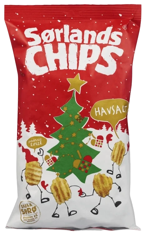 Sørlandschips Rifla Havsalt 300g