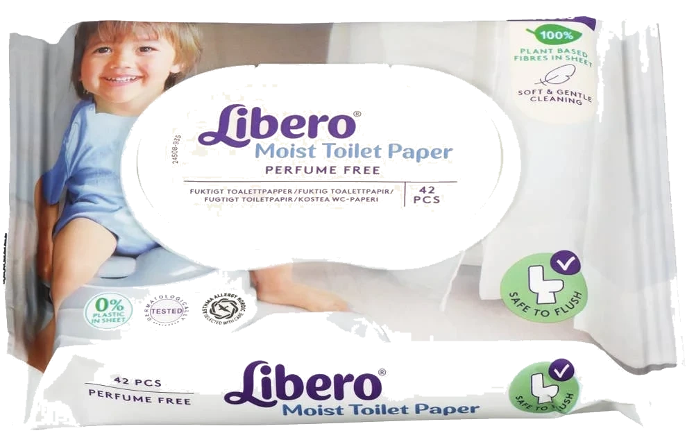 Fuktig toalettpapir