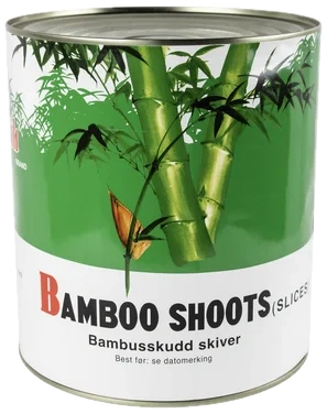 Bambusskudd i Skiver 3kg Man Wah
