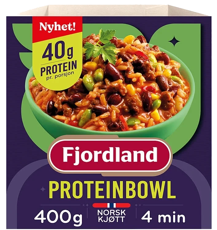 Proteinbowl Taco&Kjøttdeig&Ris 400g
