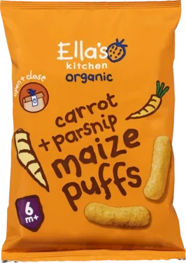 Ellas Kitchen Maizepuffs Gulrot+pastinakk Øko 6m 20g