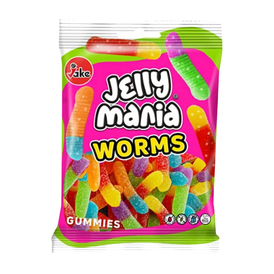 Jake Jelly Mania Worms 100 g