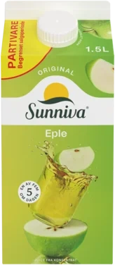 Sunniva Eplejuice 1.5l Tine