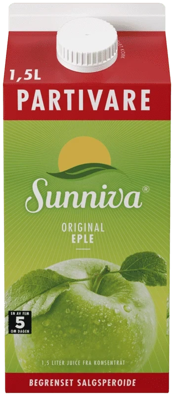 Sunniva Eplejuice 1.5l Tine