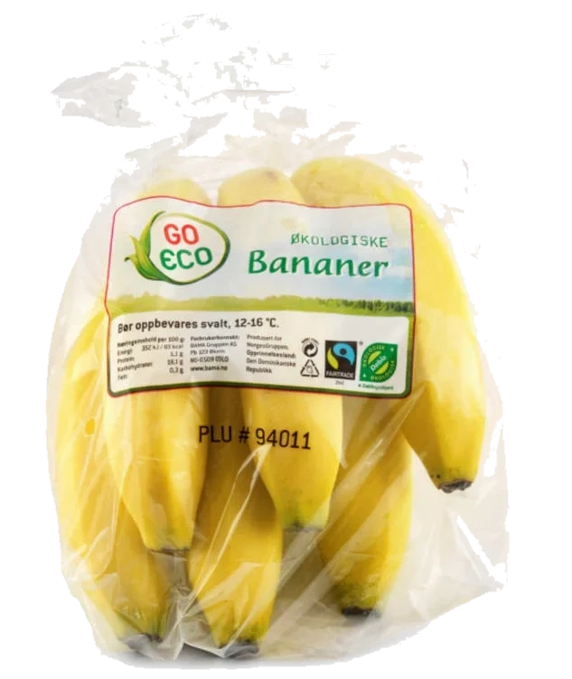 Bananer Økologisk i Klase Go Eco