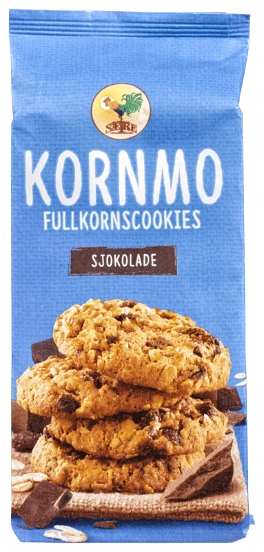 Kornmo Fullkornscookie Sjokolade 200g