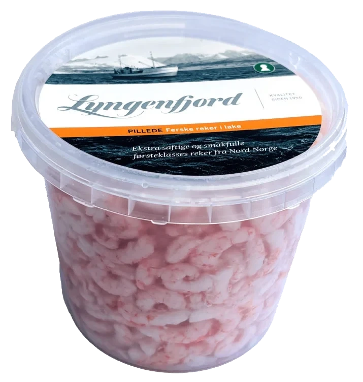 Reker i Lake Maskinpillede 380g Lyngen Reker