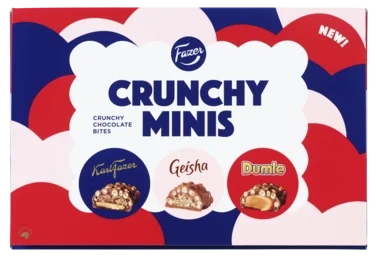 Fazer Crunchy Minis chocolate bites 