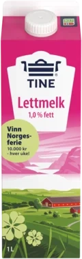Tine Lettmelk 1% 1l