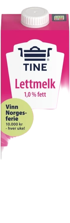 Tine Lettmelk 1% 1l