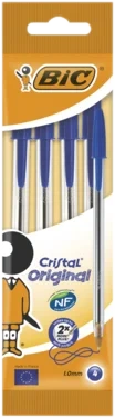 Skrivemateriel Cristal Pouch 4 Bic