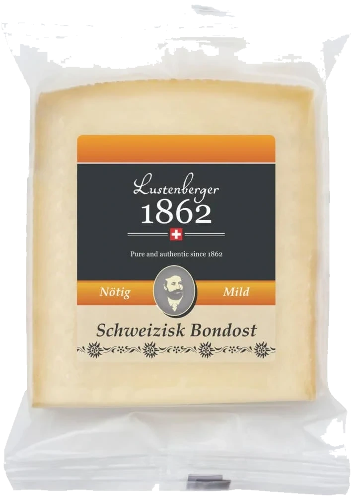 Schweizisk Bondost Nötig & Mild