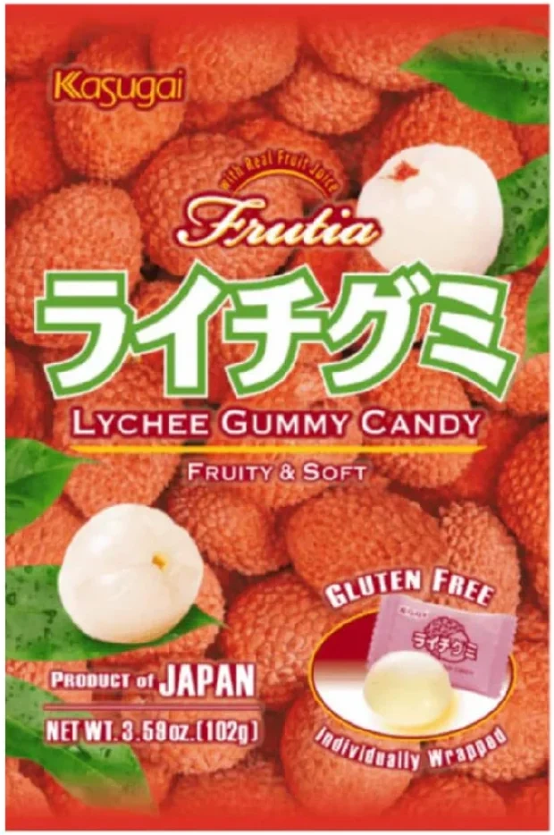 Kasugai Lychee Gummy 107g