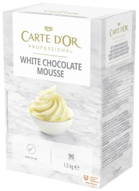 Hvit sjokolademousse 13l 1,5kg