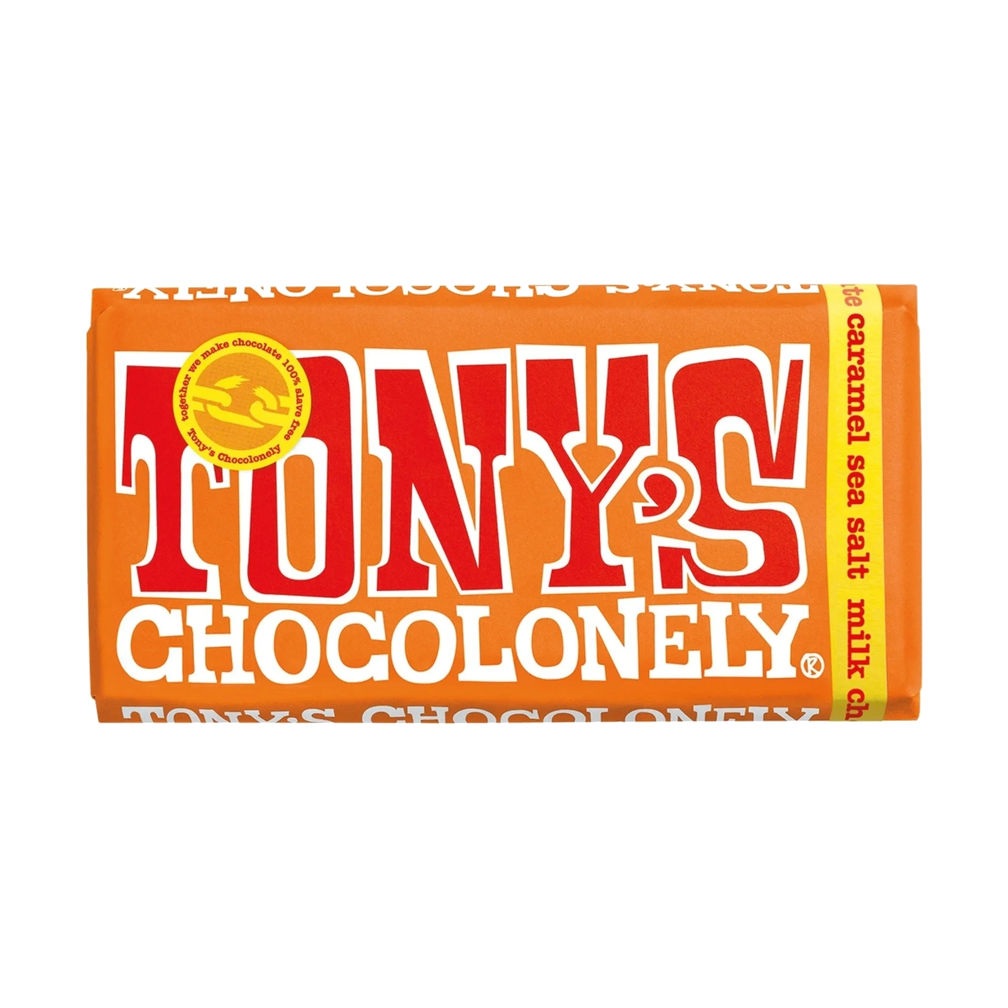 Tony's Chocolonely Milk Chocolate Caramel Sea Salt 180 g