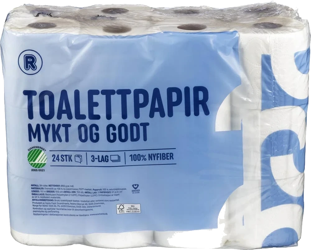 Toalettpapir 3-lags