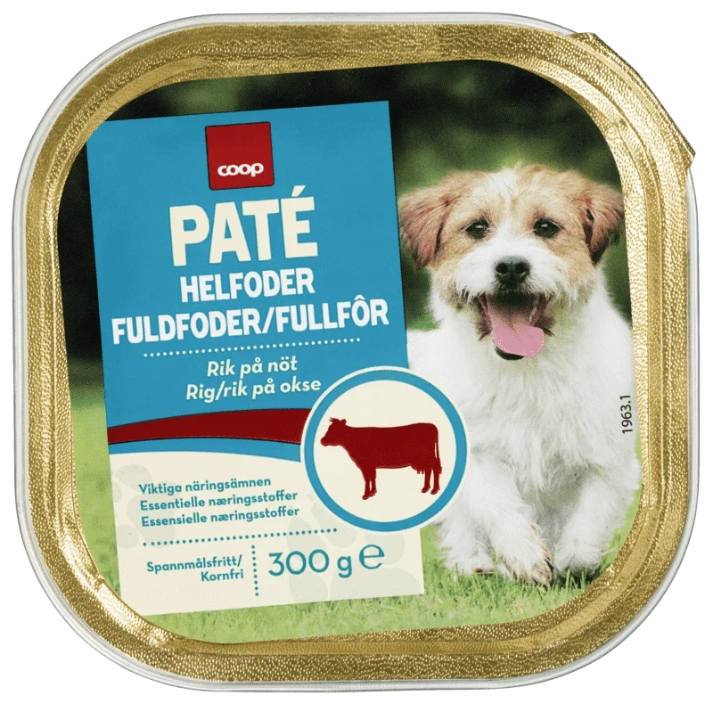 Coop Dogz Storfe Pate 300g