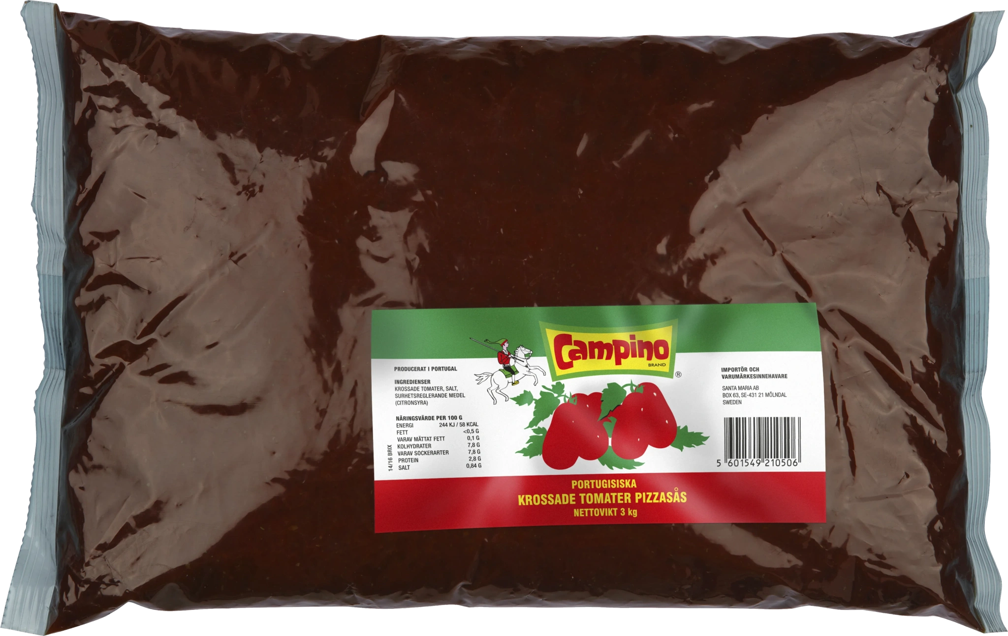 Campino Pizzasås Påse