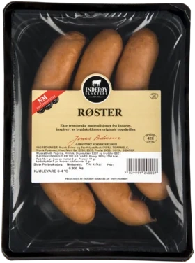Røster Pølse 300g Inderøy Slakteri