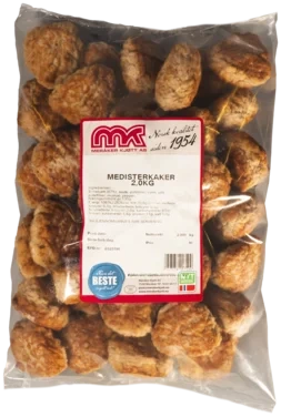 Medisterkaker Pannestekte 2,0 kg