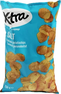 Potato Chips, Flat, Salted