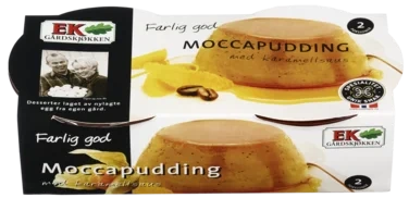 Moccapudding m/Saus 2pk Ek Gårdspakkeri