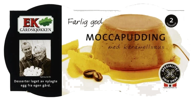 Moccapudding m/Saus 2pk Ek Gårdspakkeri