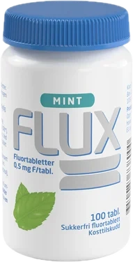 Flux Fluortabletter Mint