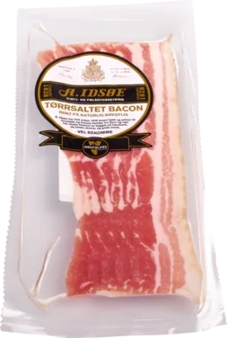 Idsøe Tørrsaltet Bacon 100g