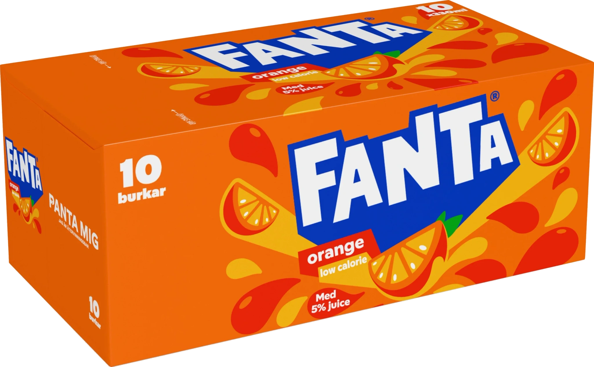Fanta Orange 10-pack