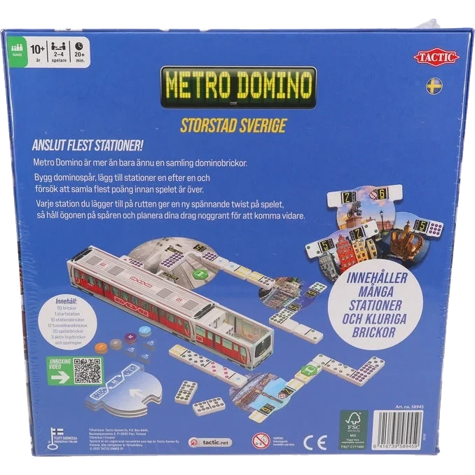 Metro Domino Storstad Sverige