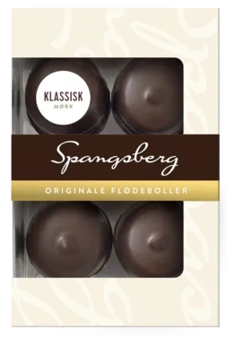 Flødeboller Klassis Mørk 124g Spangsberg