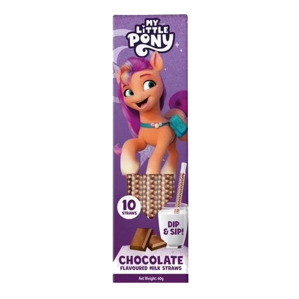 My Little Pony - Sjokolade Sugerør 10pk