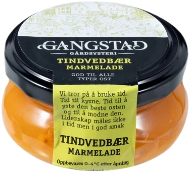 Gangstad Tindvedbær marmelade 100g
