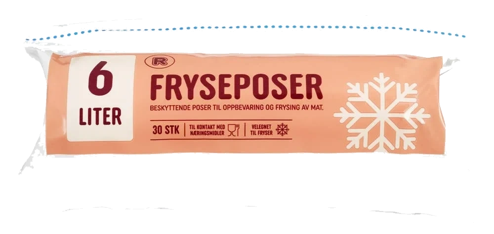 Frysepose 6l, 30 stk