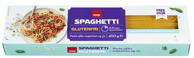 Coop Spaghetti Glutenfri 400g