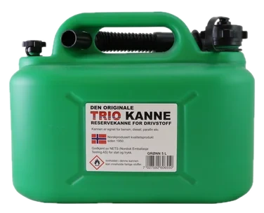 Reservekanne For Drivstoff Grønn 5l